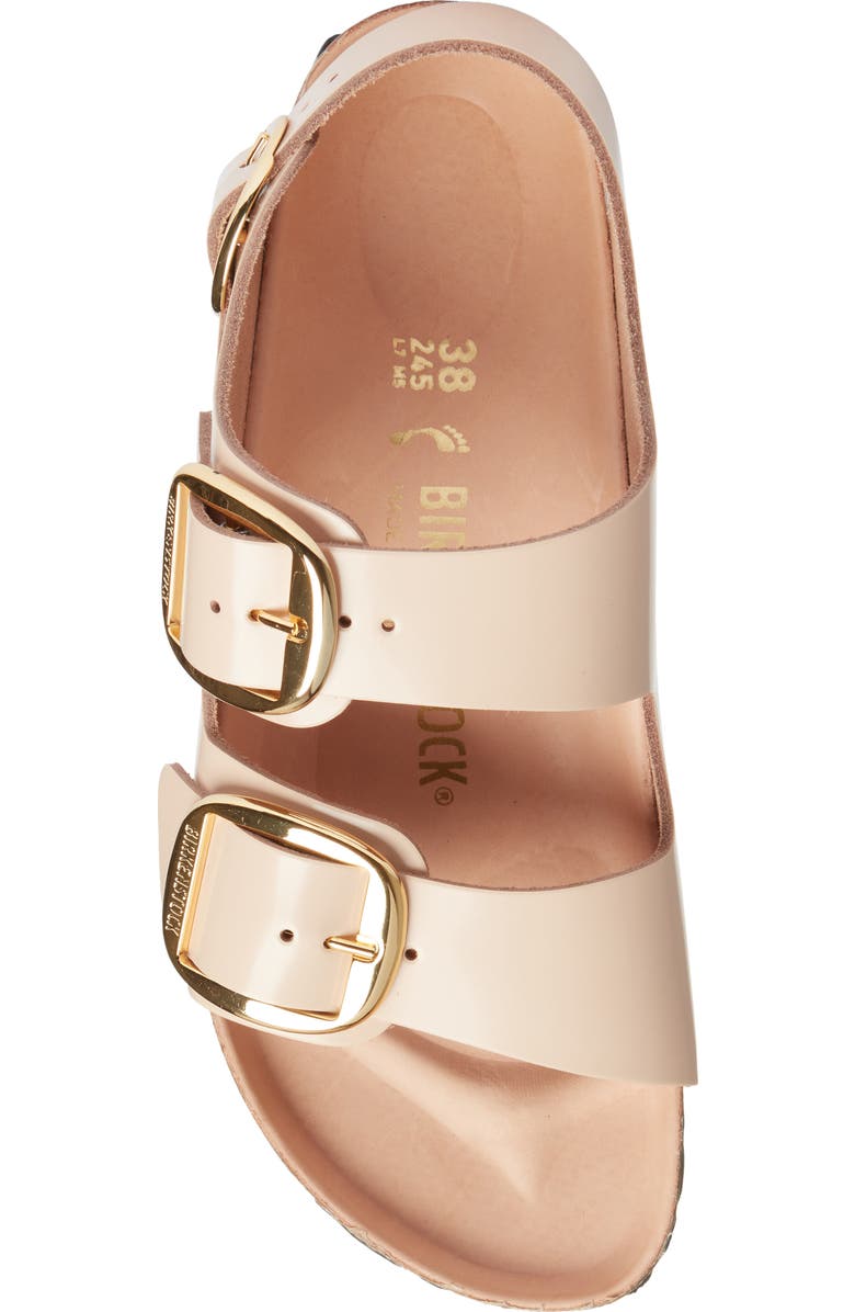 Birkenstock Milano Big Buckle Slingback Sandal, Alternate, color, Beige