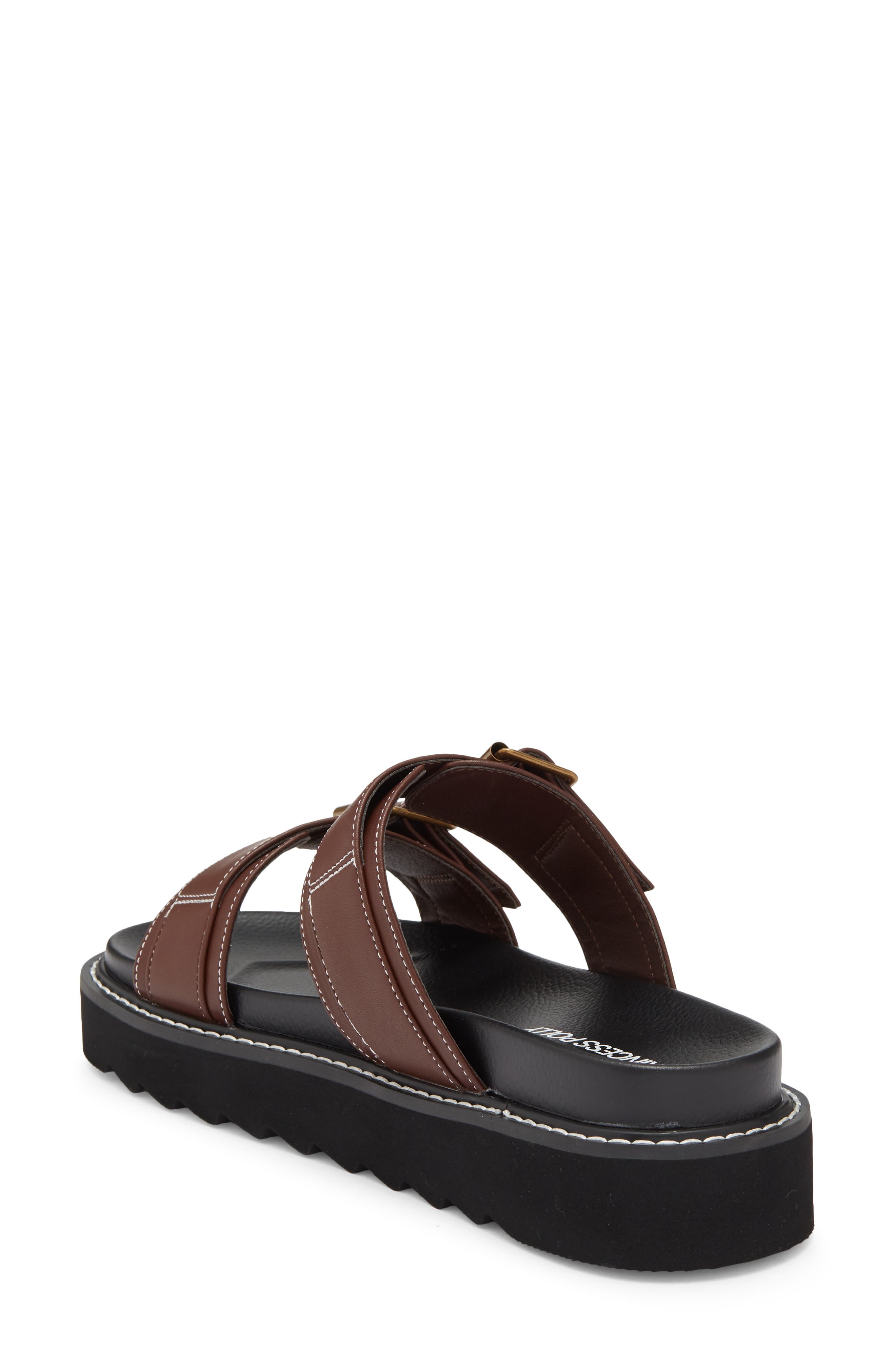 Ma Belle Slide Sandal, Alternate, color, BROWN