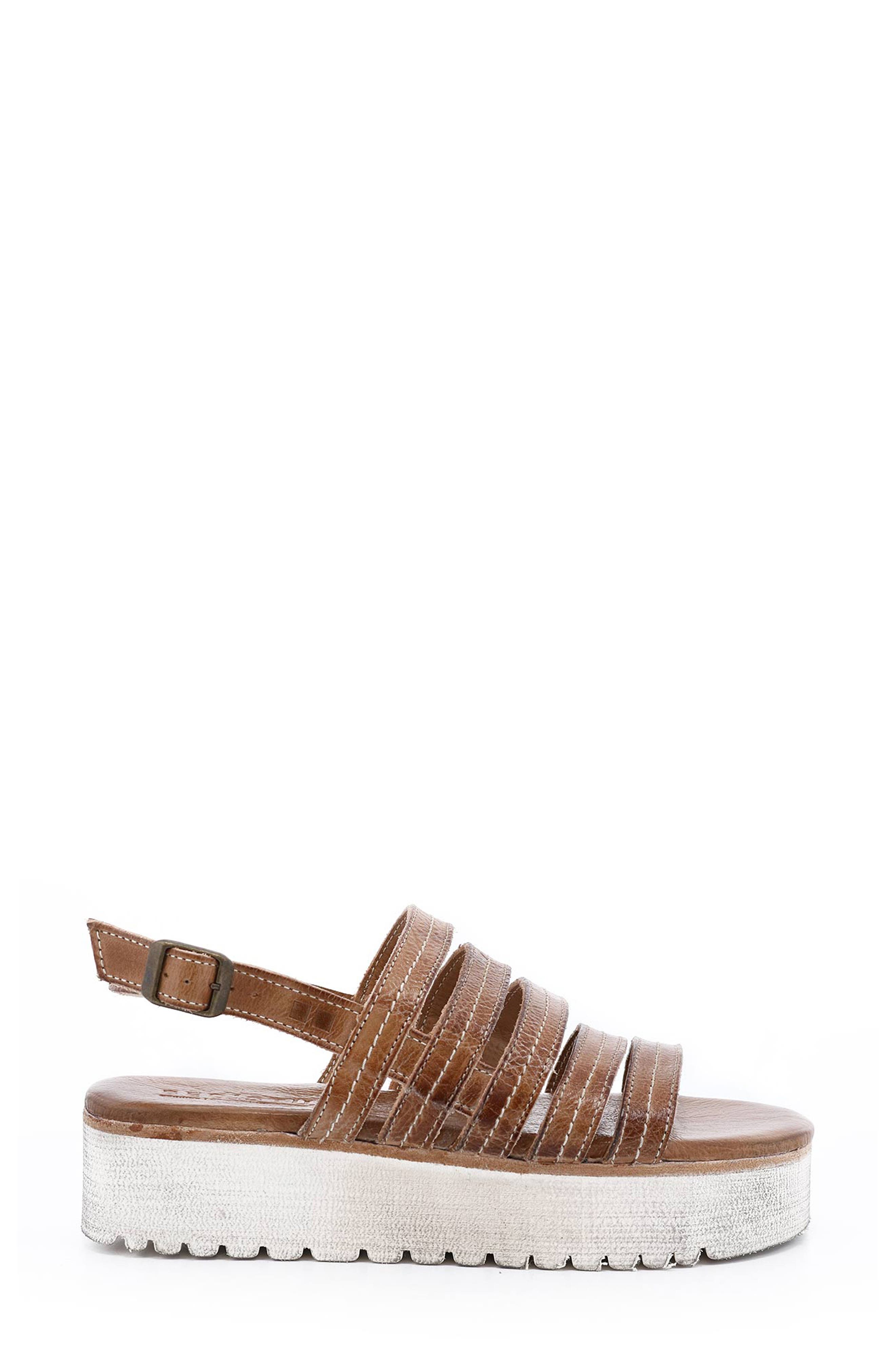 Bed Stu Ensley Strappy Slingback Platform Sandal, Alternate, color, 