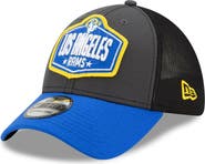 New Era Men's New Era Graphite/Royal Los Angeles Rams 2021 NFL Draft Trucker 39THIRTY Flex Hat