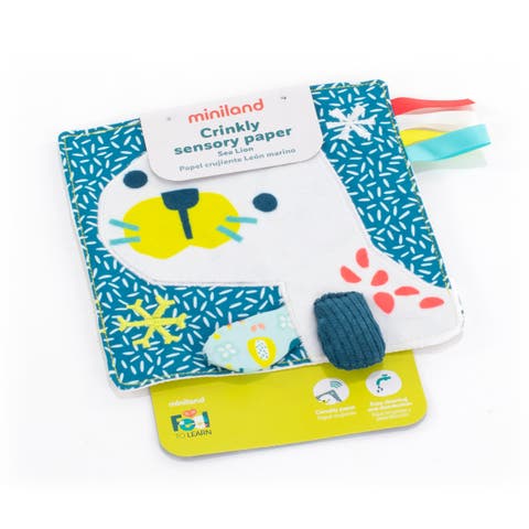 Feel to Learn Crinkly sensoy paper Sea Lion
