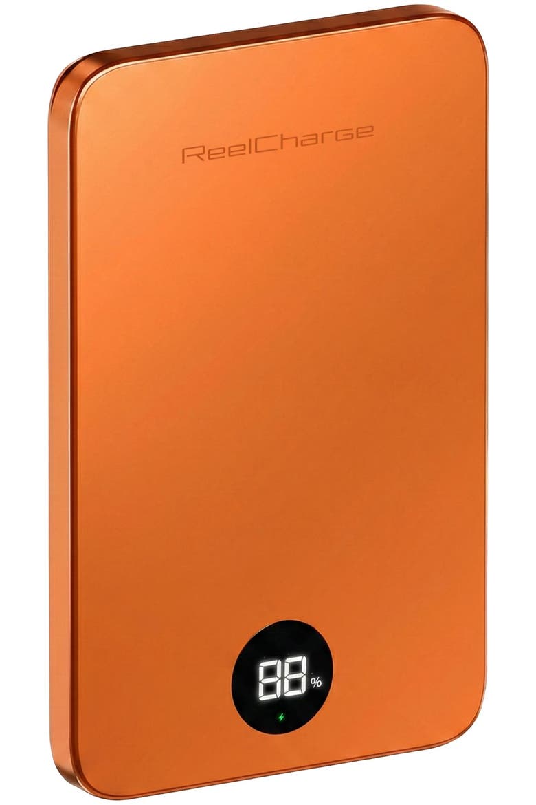 ReelSafe Semi-Solid State Power Bank 5,000 mAh, Alternate, color, Orange