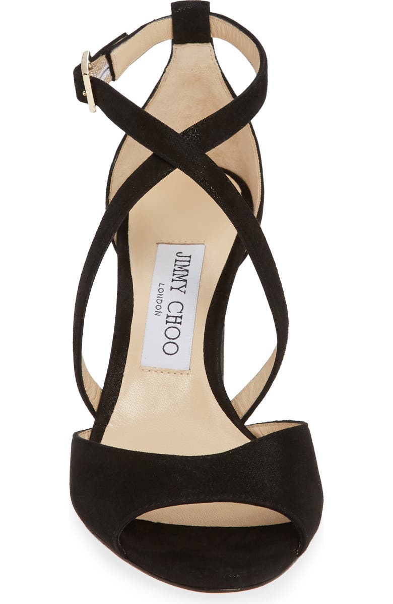 Jimmy Choo Carrie Shimmer Sandal, Alternate, color,