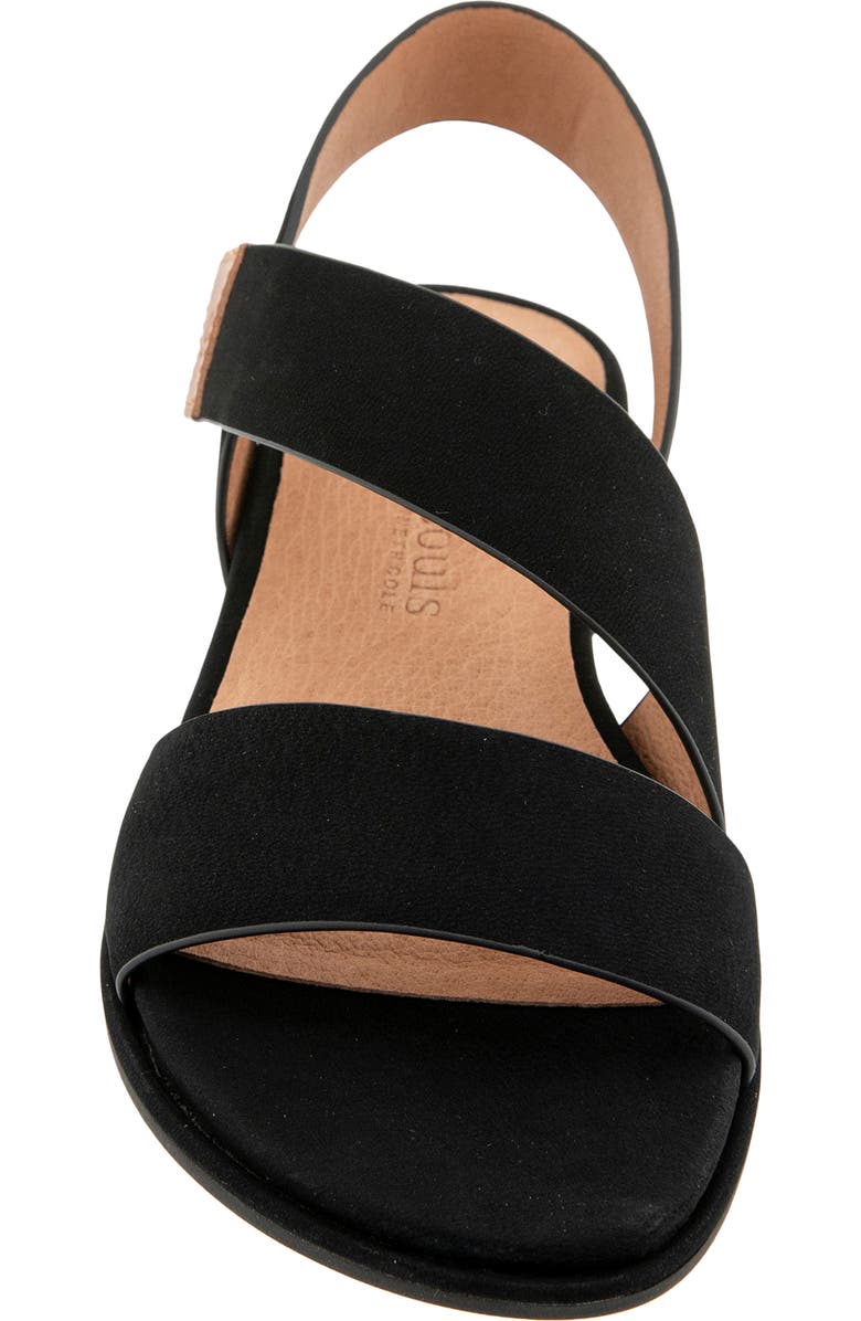 Gentle Souls Lottie Slingback Sandal, Alternate, color, Black Nubuck