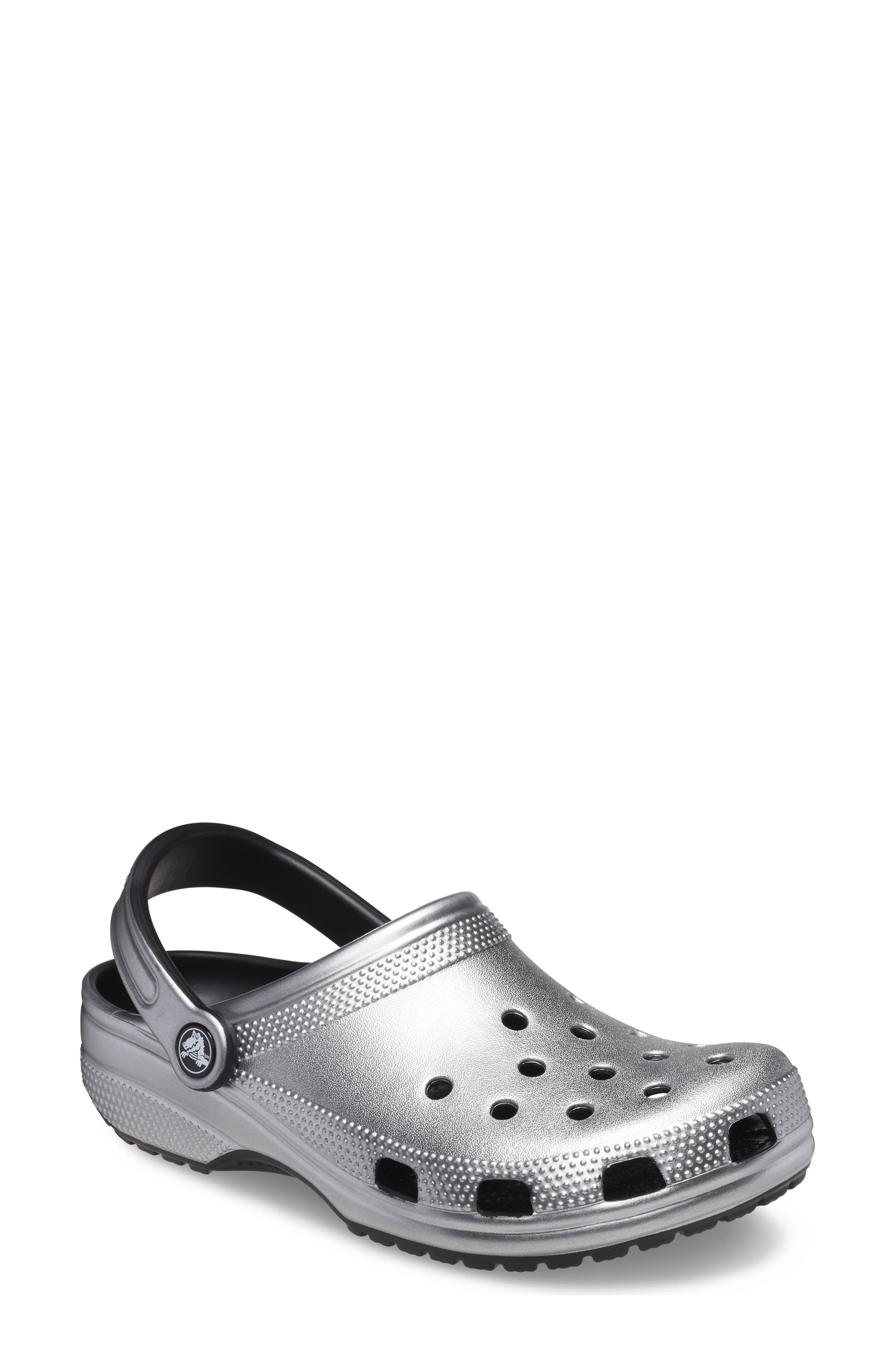 CROCS Metallic Classic Clog, Main, color, 