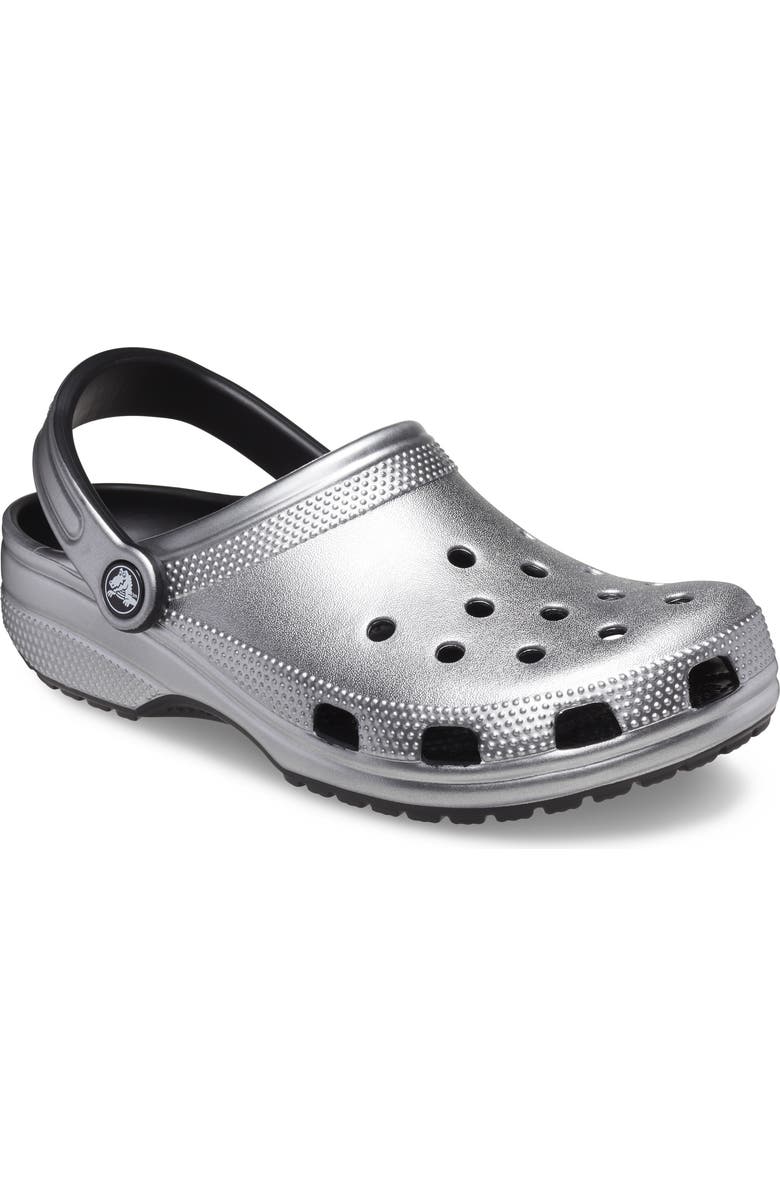CROCS Metallic Classic Clog, Main, color,
