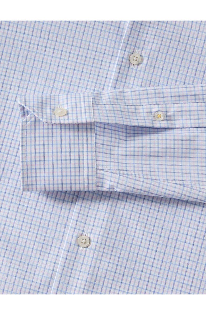 Robert Talbott Reynolds Mini Tattersall Shirt in Contemporary Fit, Alternate, color, Pink