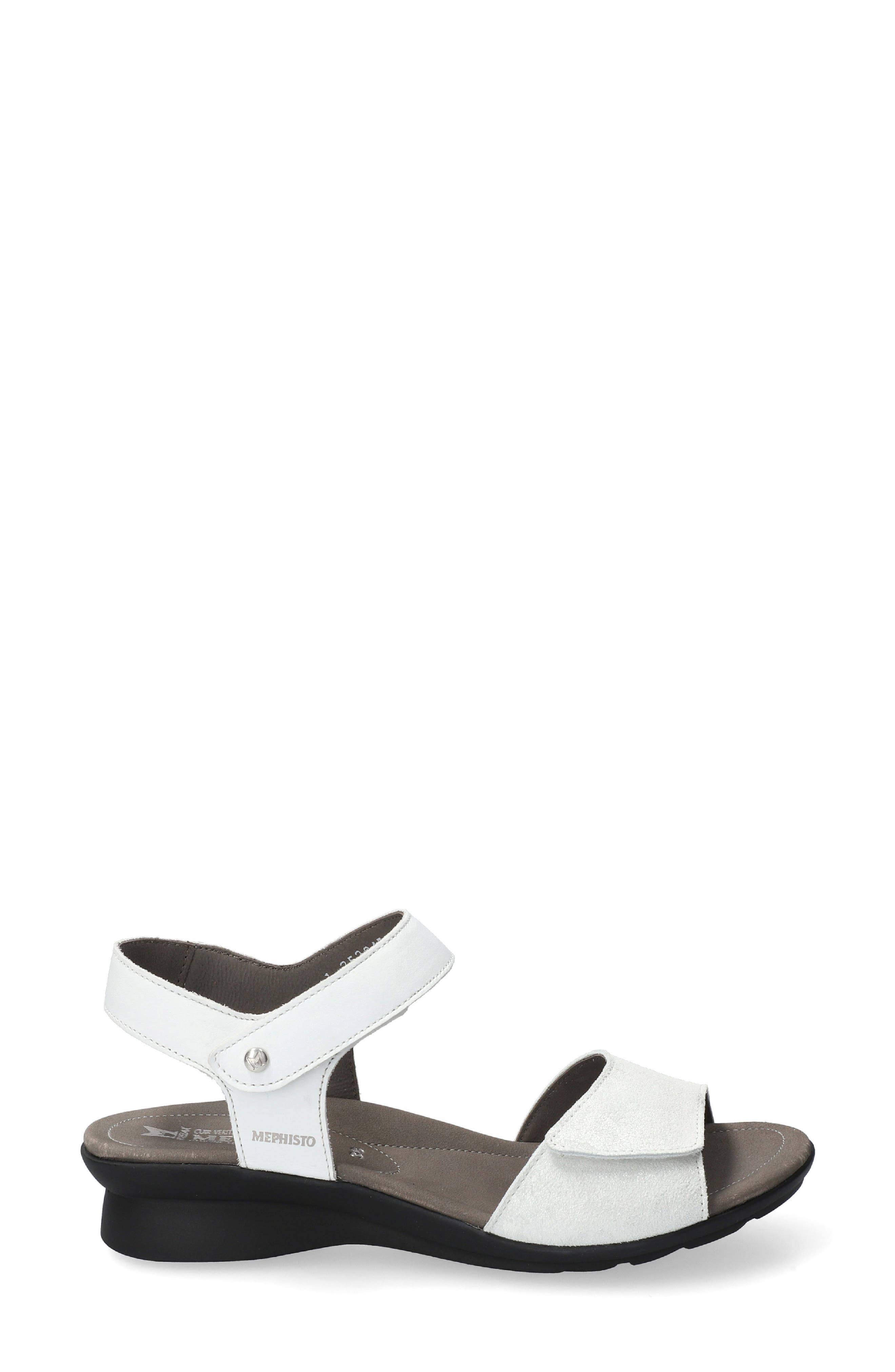 Mephisto Pattie Sandal, Alternate, color, White