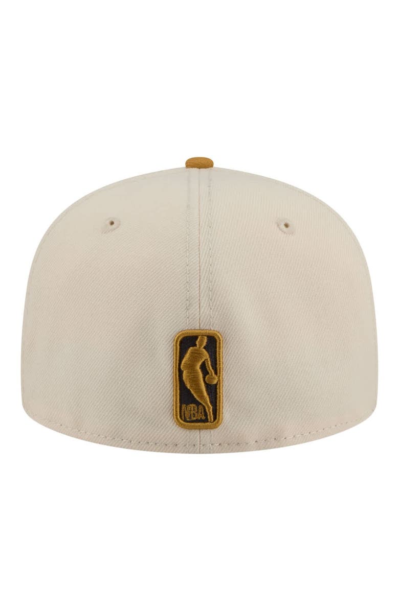 New Era Men's New Era Cream/Tan Chicago Bulls Two-Tone Color Pack 59FIFTY Fitted Hat, Alternate, color, Cream