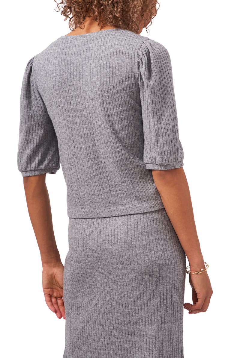 1.STATE Puff Sleeve Rib Knit Top, Alternate, color,