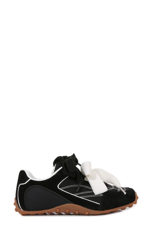 Berness Ribbon Lace Sneaker In Black