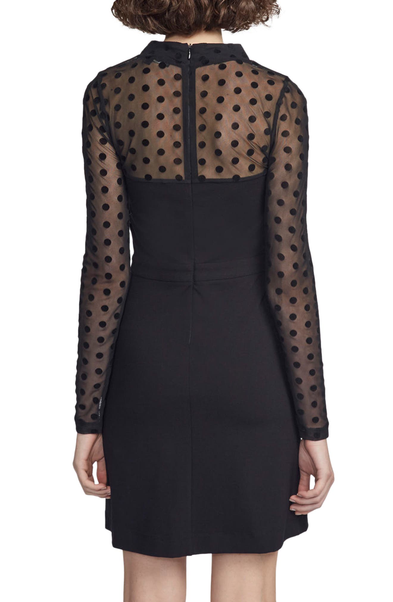 French Connection Mesh & Jersey Sheath Dress (Women) | Nordstrom