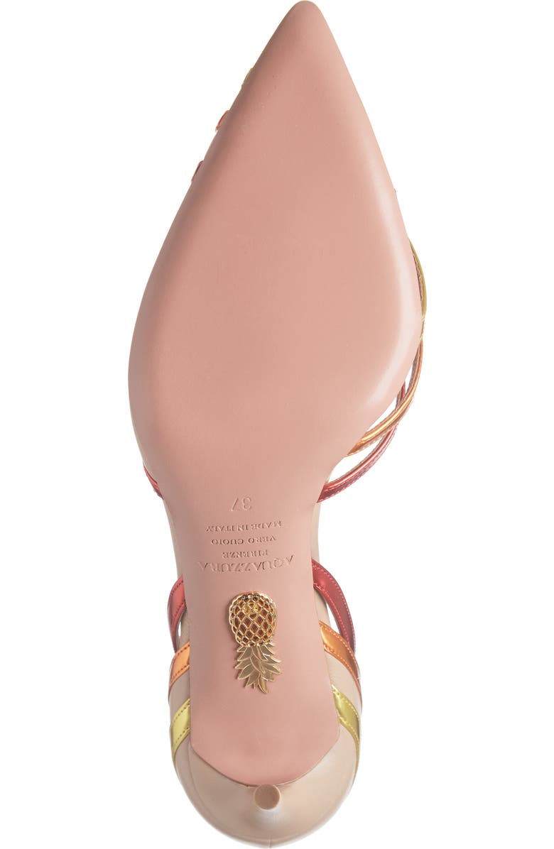 Aquazzura Cosmo Rainbow d'Orsay Pointed Toe Pump, Alternate, color,