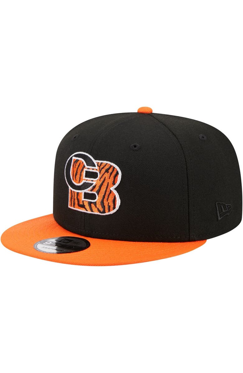 New Era Men's New Era Black/Orange Cincinnati Bengals City Originals 9FIFTY Snapback Hat, Alternate, color, 
