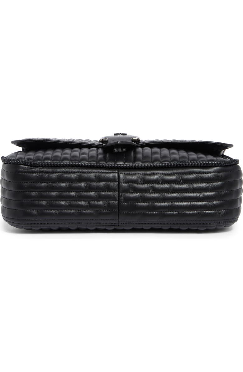 Longchamp Amazn Large Leather Shoulder Bag, Alternate, color, Black