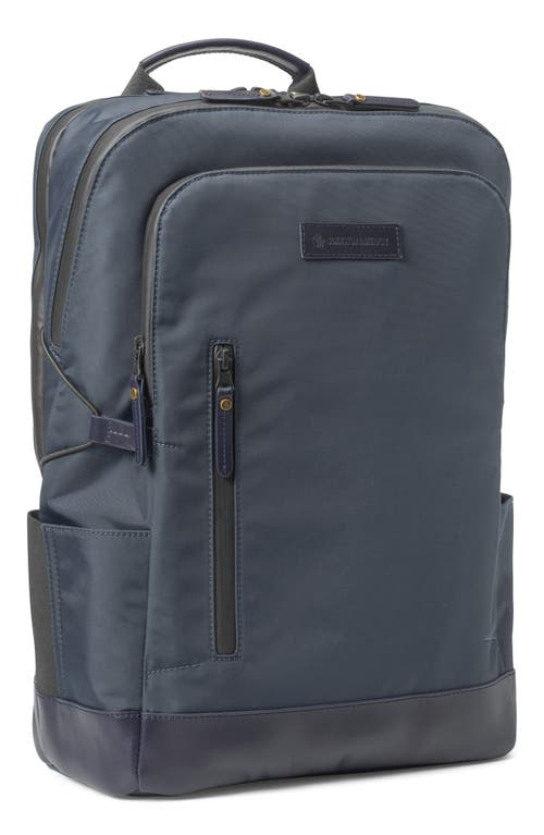 Johnston & Murphy Hudson Waterproof Nylon Backpack in Navy 