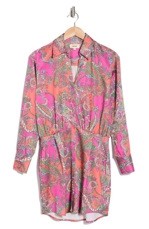 L AGENCE L'AGENCE DEMETRIA LONG SLEEVE SHIRTDRESS