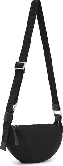 AllSaints Half Moon Nylon Crossbody Bag | Nordstrom