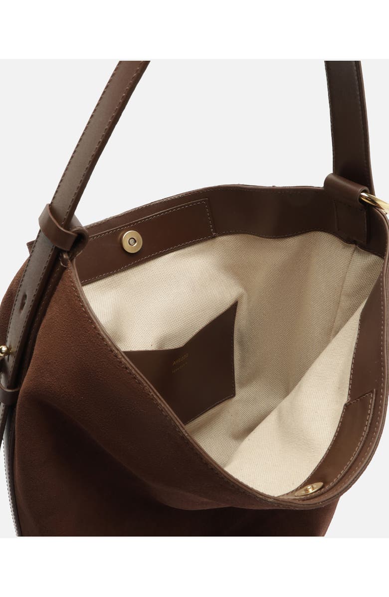 Arezzo Large Simone Suede Hobo Bag, Alternate, color,