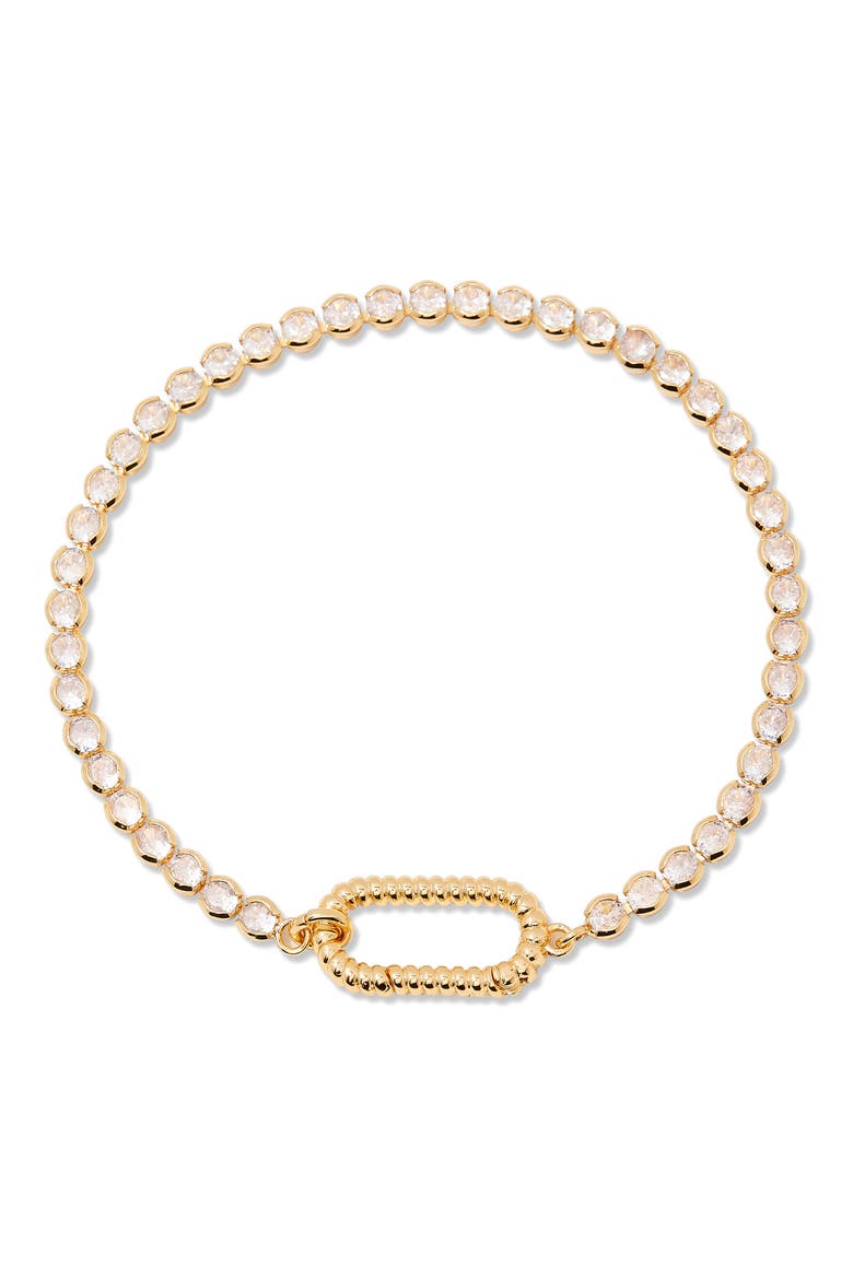 Petra Tennis Bracelet, Main, color, GOLD