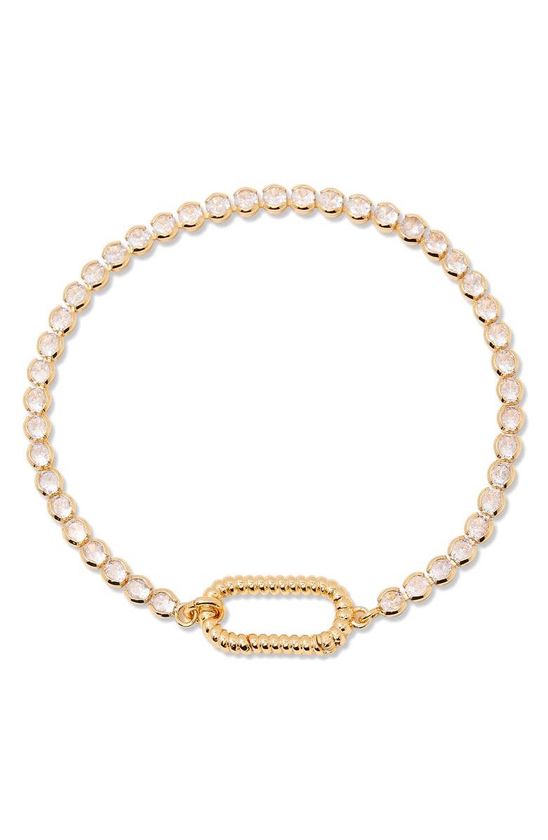 Brook and York Petra Tennis Bracelet, Main, color, Gold