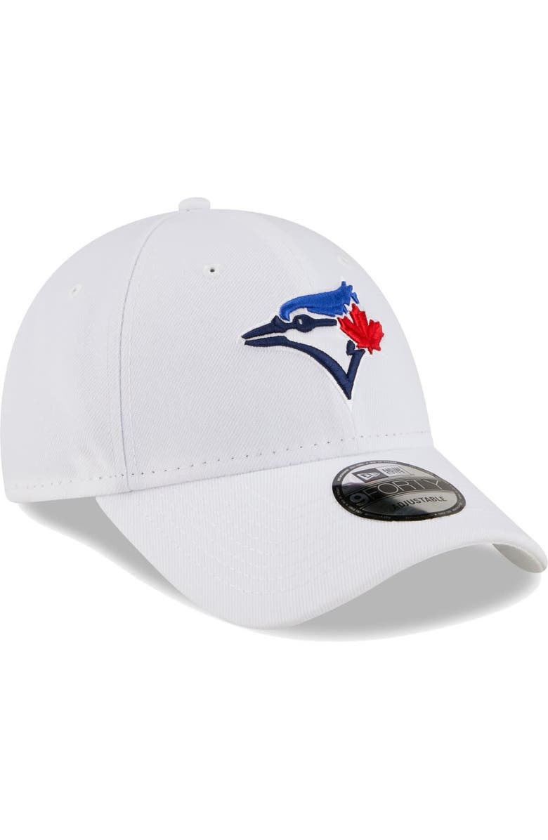 New Era Men's New Era White Toronto Blue Jays League II 9FORTY Adjustable Hat, Alternate, color,