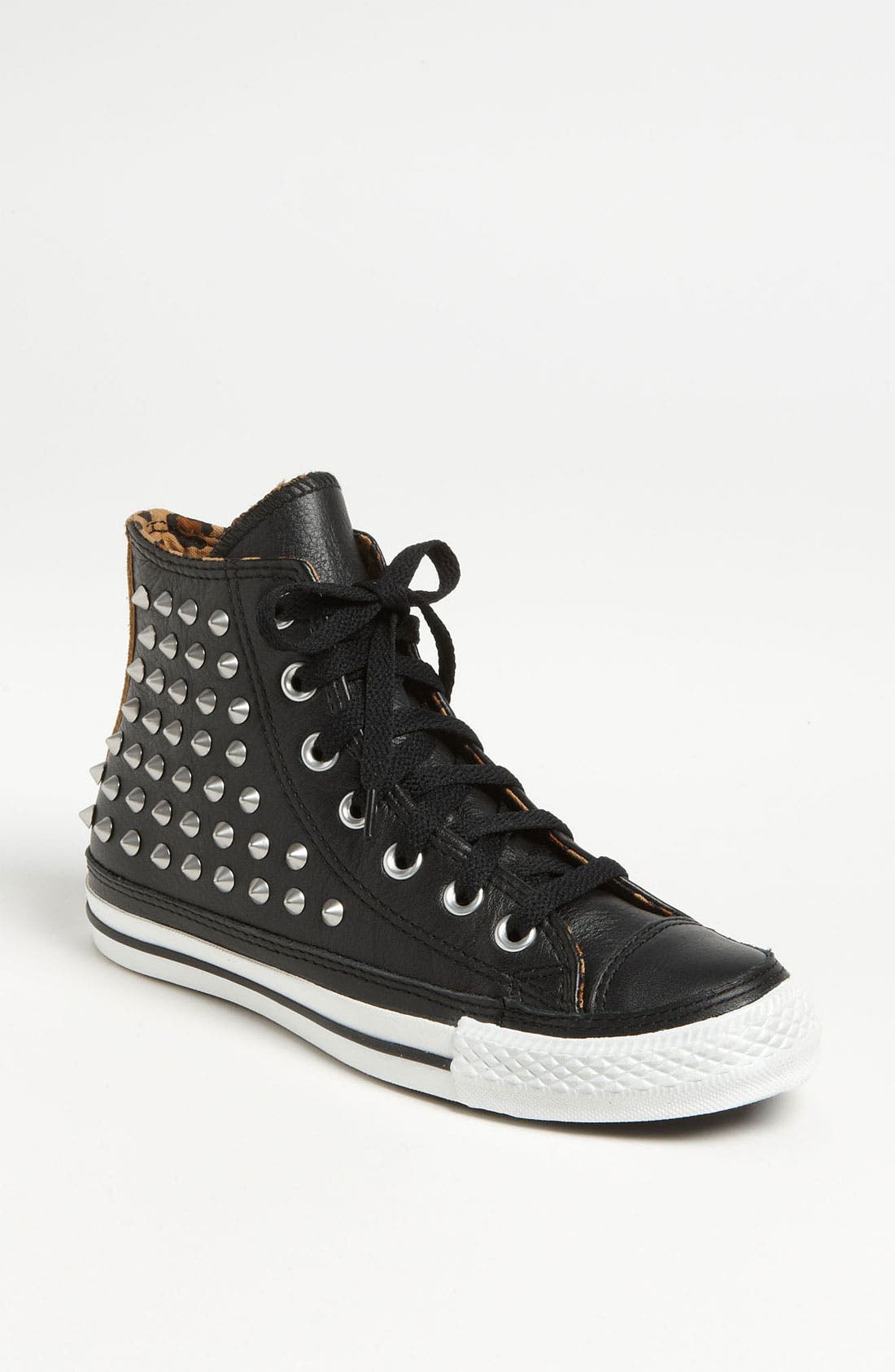 Converse Chuck Taylor<sup>®</sup> All Star<sup>®</sup> Studded High Top Sneaker, Main, color, 