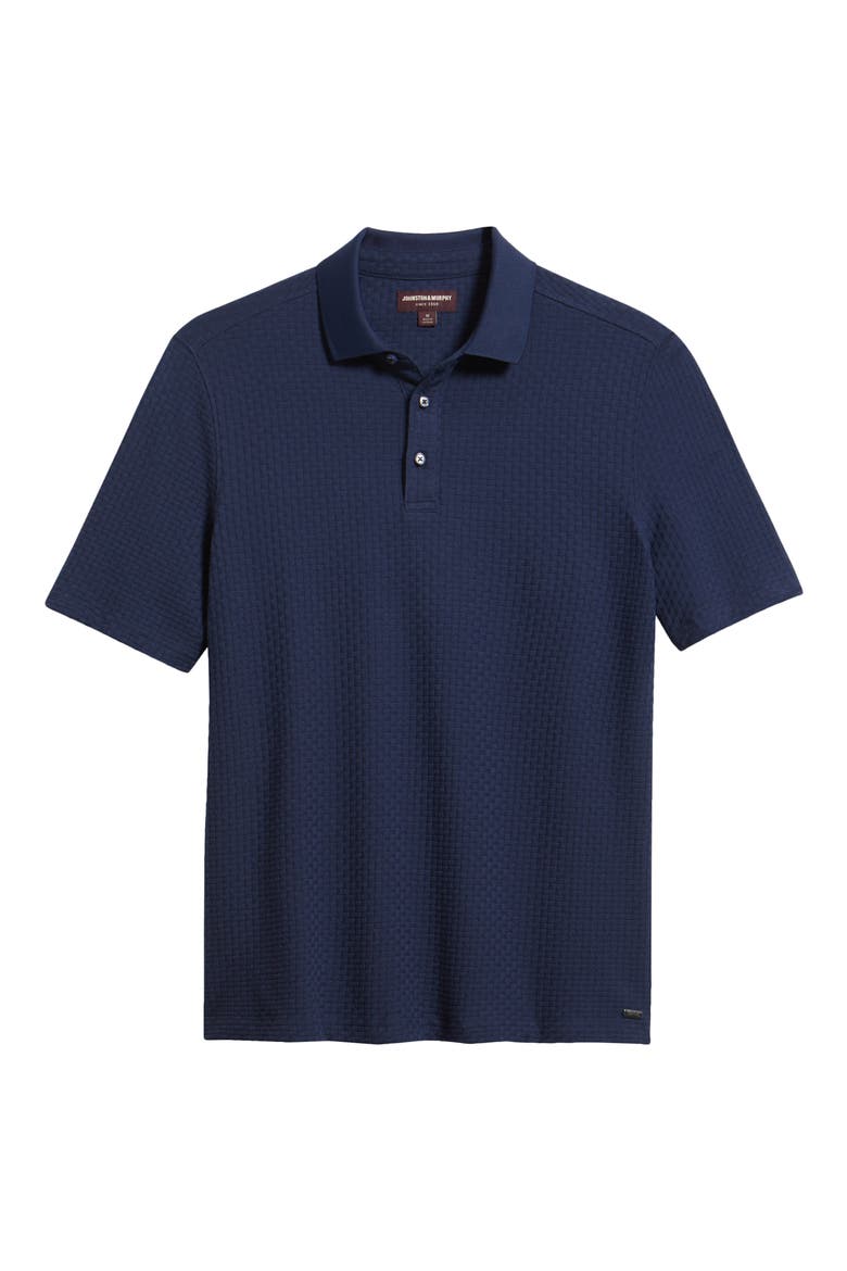 Tilson Textured Performance Polo, Alternate, color, NAVY