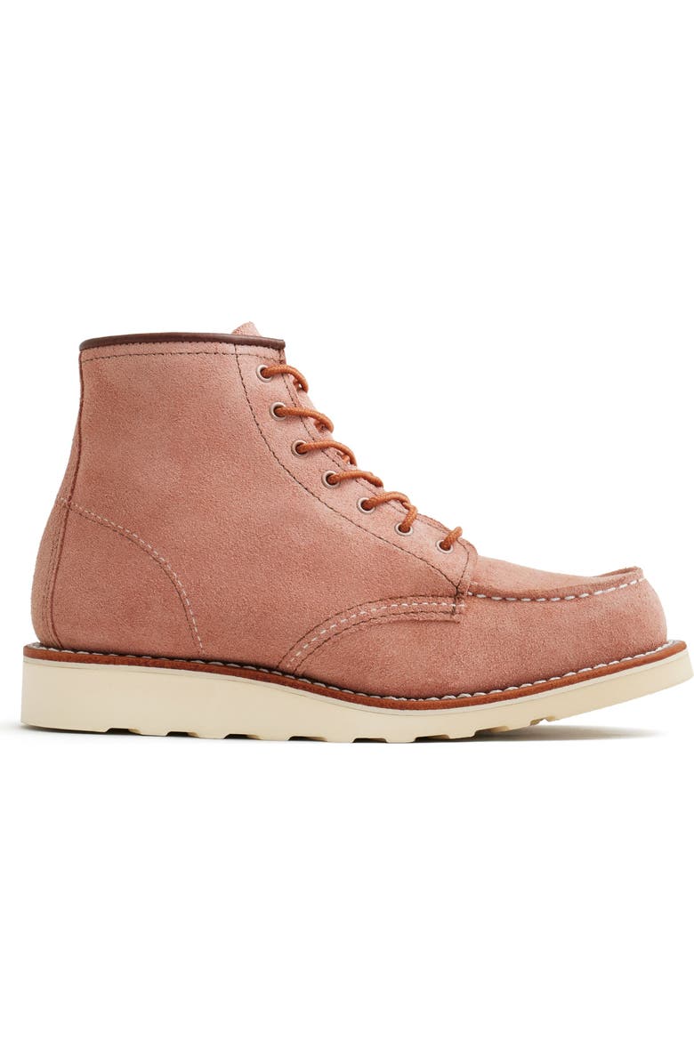 Red Wing Heritage Classic Moc<sup>®</sup> Roughout Leather Boot, Main, color,