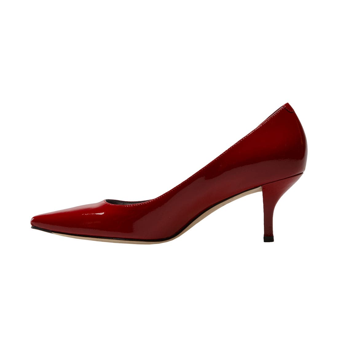 'Grover' Pump, Alternate, color, RED KID PATENT