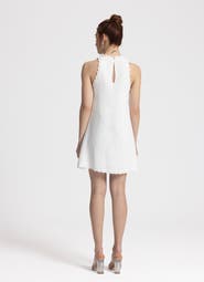 Monlicia Calia White Mini Linen Dress
