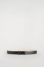 COS Topstitched Leather Belt