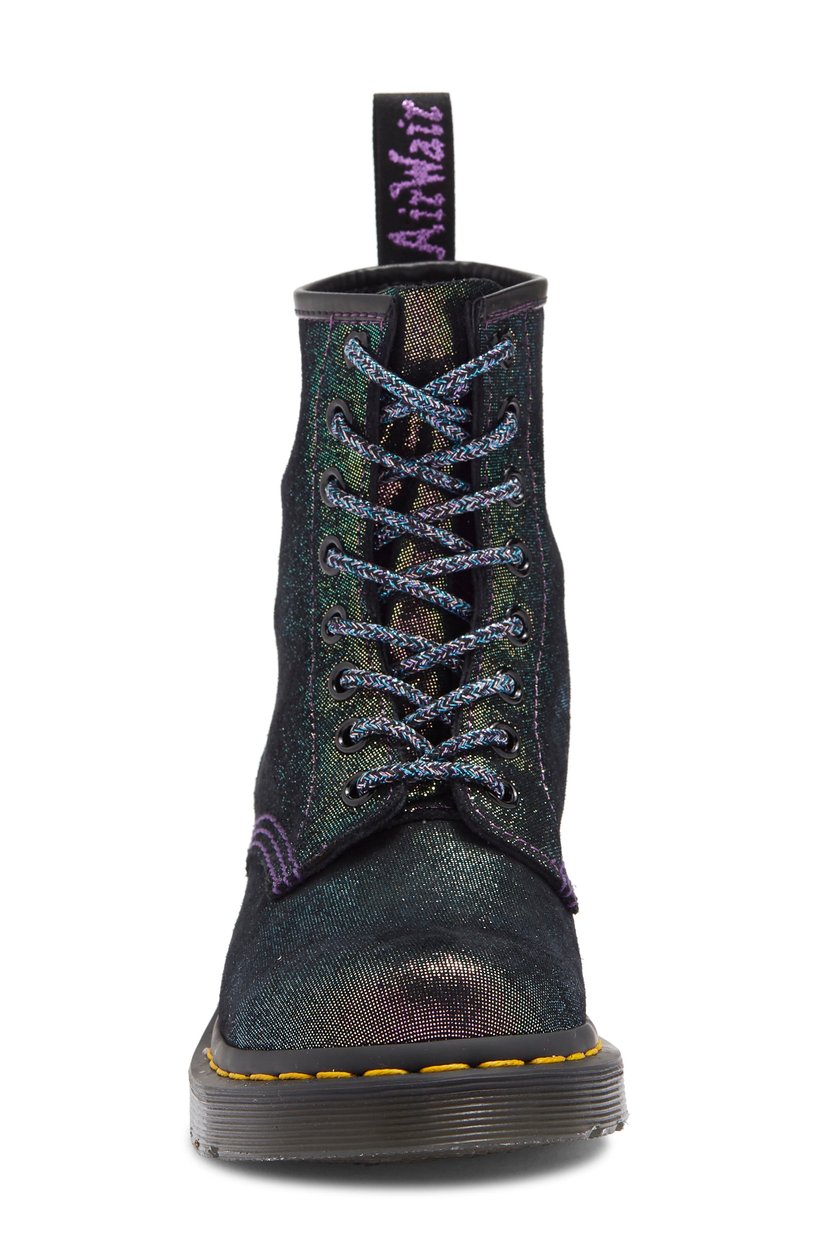 Dr. Martens 1460 Disco Combat Boot, Alternate, color, 