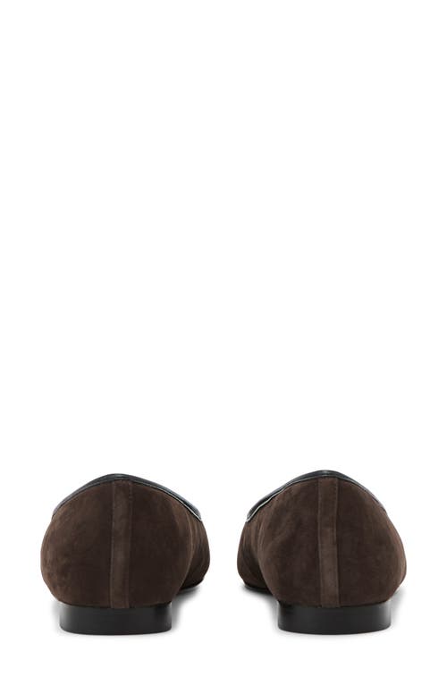 Reiss Evelyn Ballet Flat In Brown