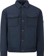 Moose Knuckles Jacque Bunny Water Resistant Faux Fur Lined Shirt Jacket