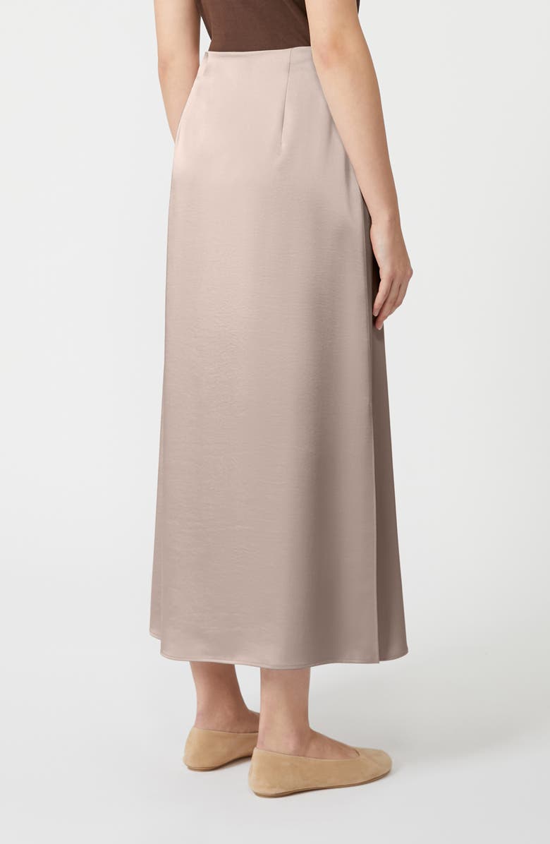 Weekend Max Mara Angelo Satin Skirt, Alternate, color, Powder