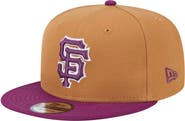 New Era Men's New Era Brown/Purple San Francisco Giants Color Pack Two-Tone 9FIFTY Snapback Hat