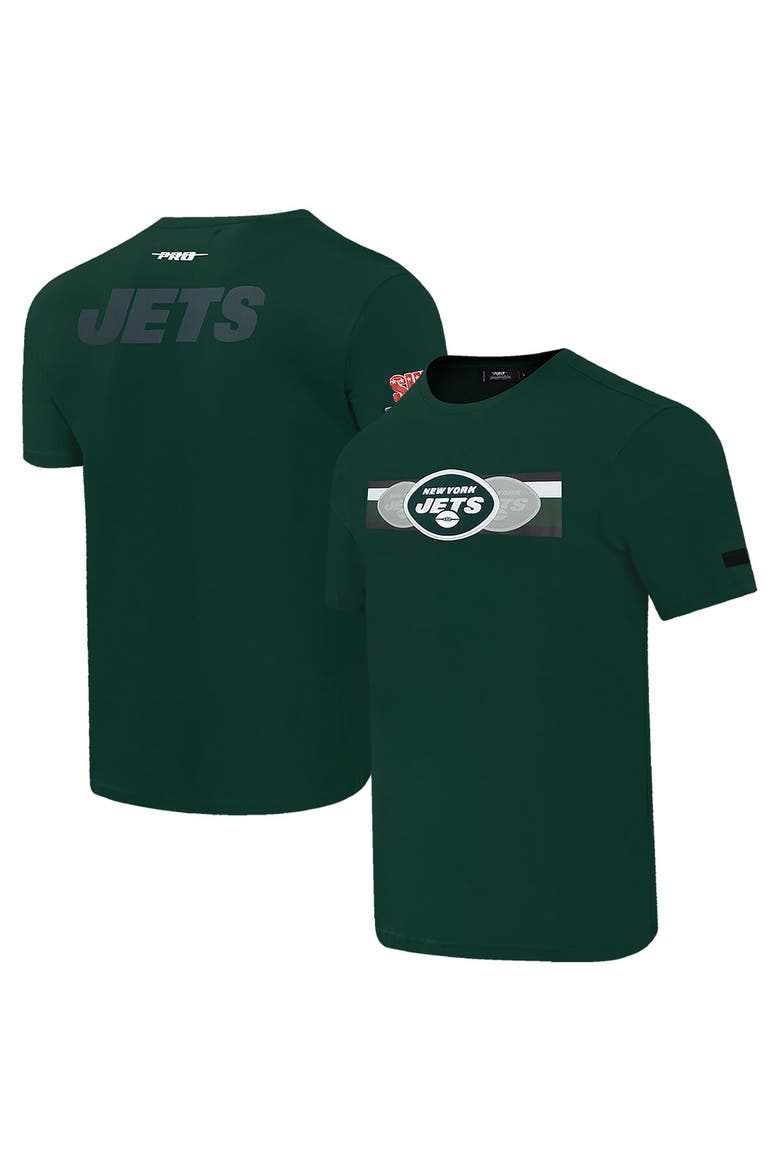 Men's Pro Standard Green New York Jets Retro Striper T-Shirt, Main, color, Green