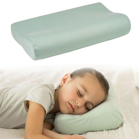 Ergonomic Memory Foam Pillow with Fitted Pillowcase