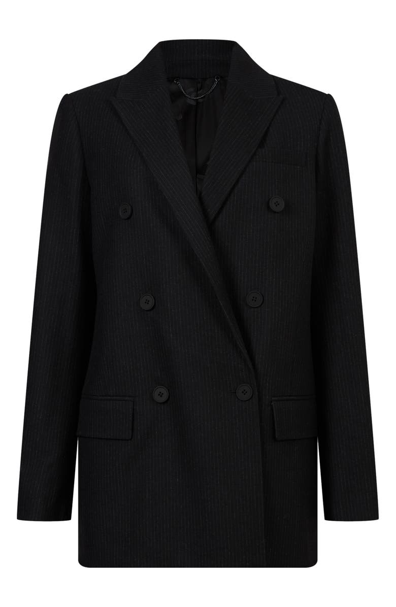 AllSaints Astrid Pinstripe Blazer, Alternate, color, 