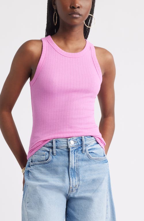 Treasure & Bond Pointelle Rib Crewneck Tank