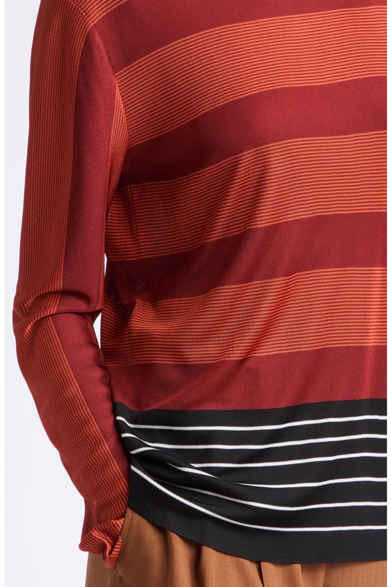 Stripe Crewneck Sweater, Alternate, color, COLLRED/ NER/ MAS/ LSIEN