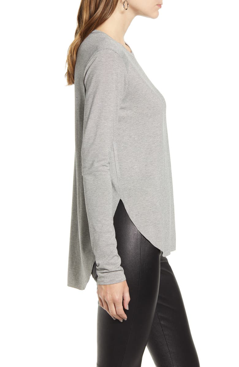 Halogen<sup>®</sup> Long Sleeve Shirttail Hem Shirt, Alternate, color,