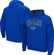 COLOSSEUM Men's Colosseum Blue Franklin & Marshall Diplomats Arch & Logo 3.0 Pullover Hoodie