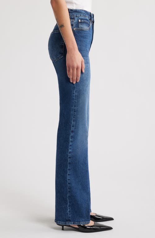 Frame The Arrow High Waist Relaxed Bootcut Jeans In Rival