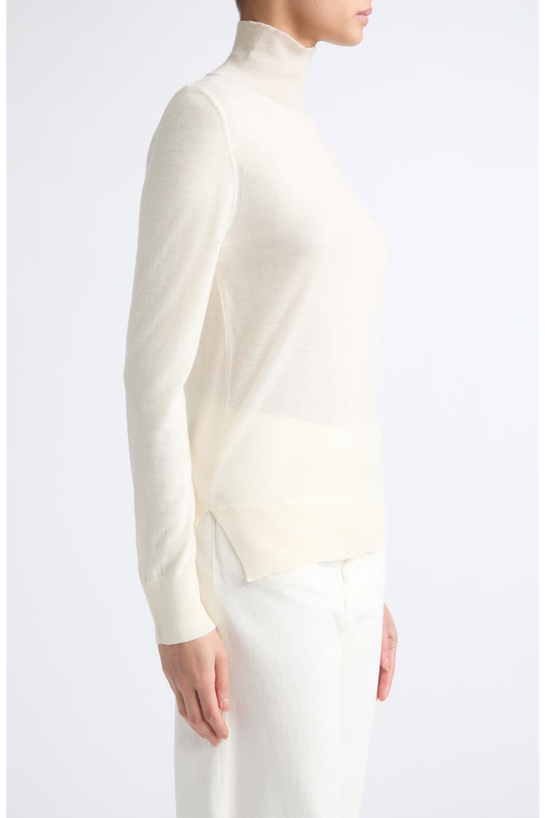 Susan Turtleneck Virgin Wool Sweater, Alternate, color, CLOUD