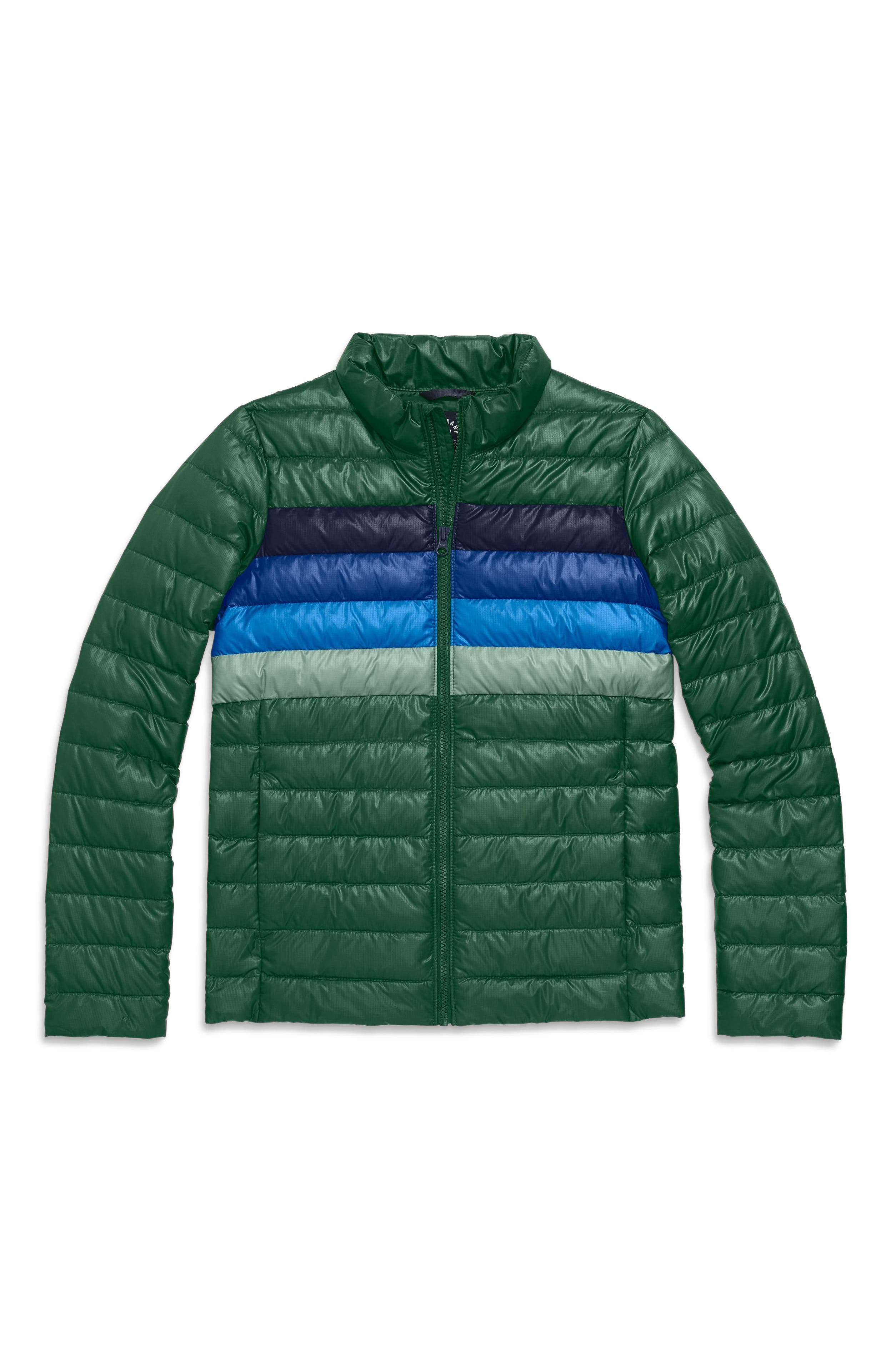 Evergreen Placed Stripe