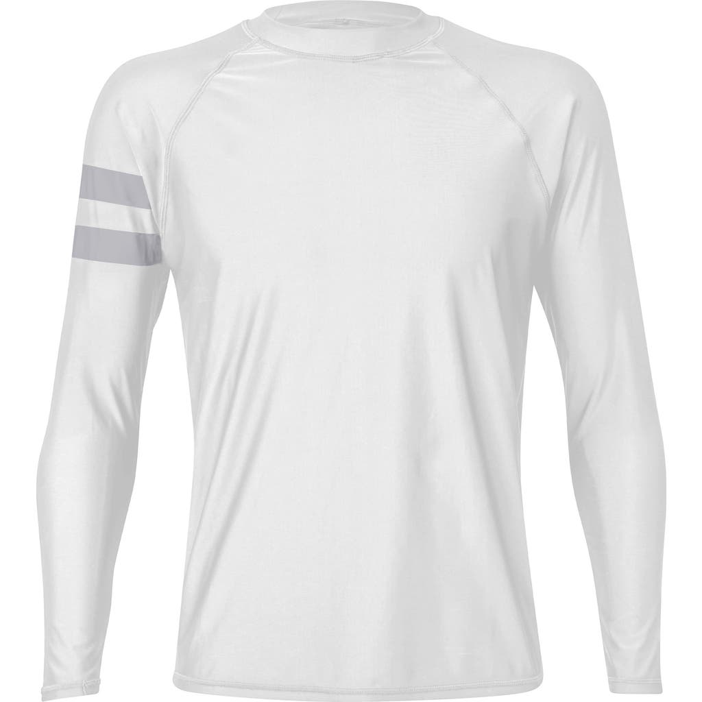 Snapper Rock Long Sleeve Rash Top In White