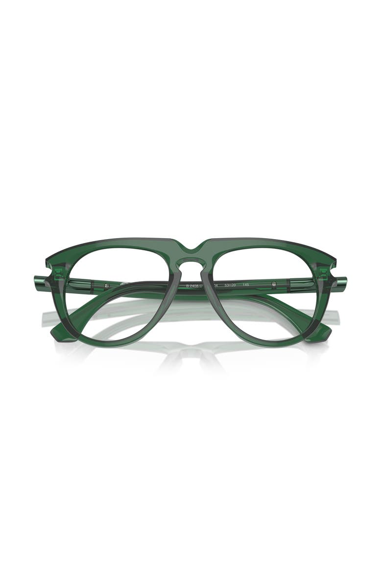 Burberry 51mm Pilot optical glasses, Alternate, color, Green