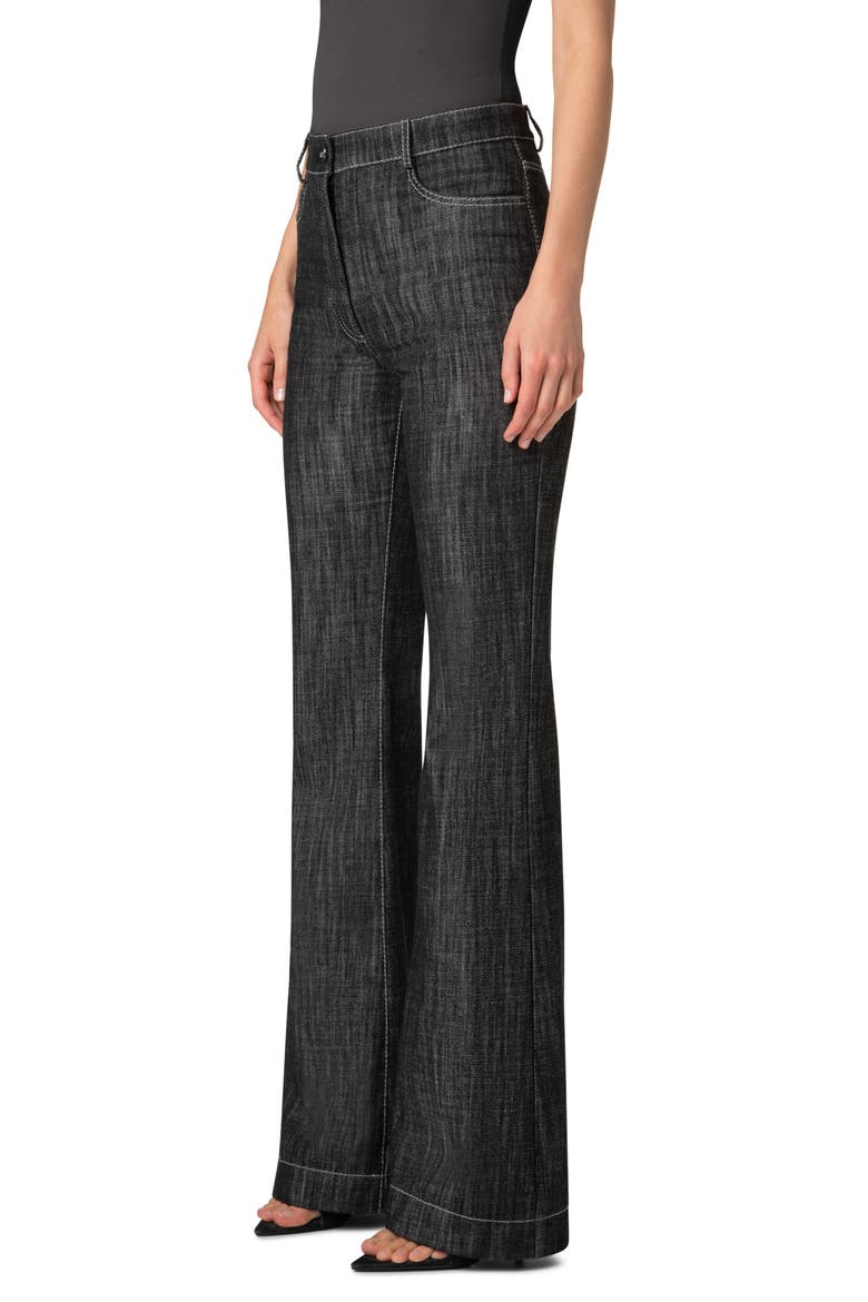 Courtney Tailored Bootcut Jeans, Alternate, color, BLACK DENIM